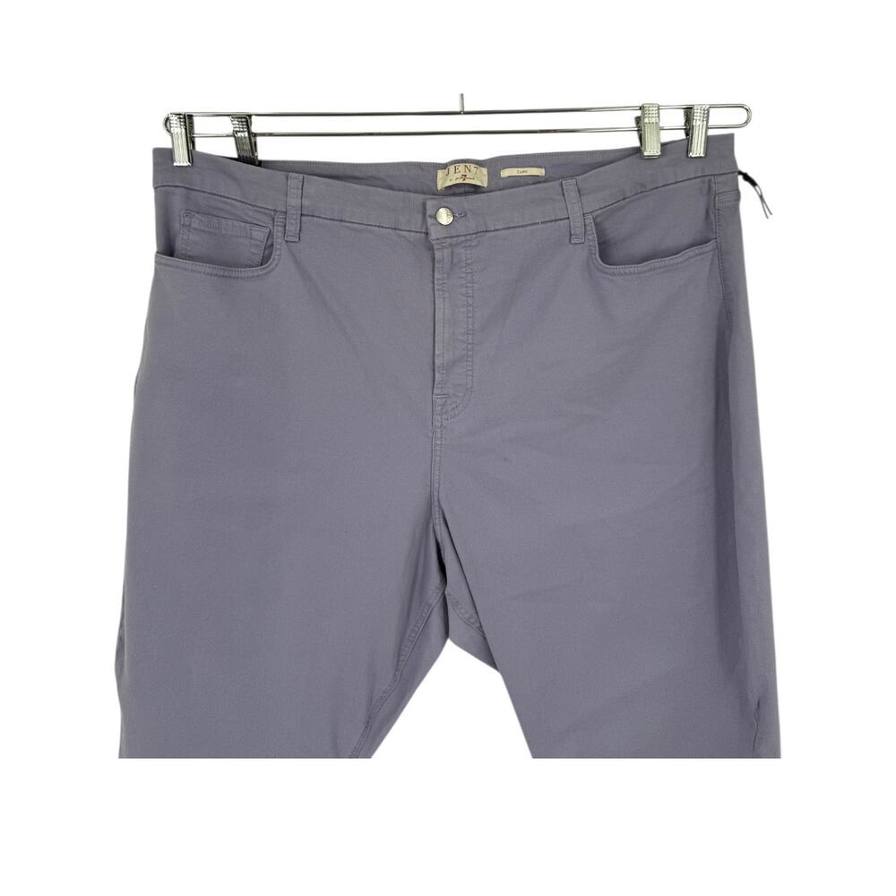 Jen7 by 7 for All Mankind Capri w/ Side Slits purple plus size 26 - Picture 2 of 6